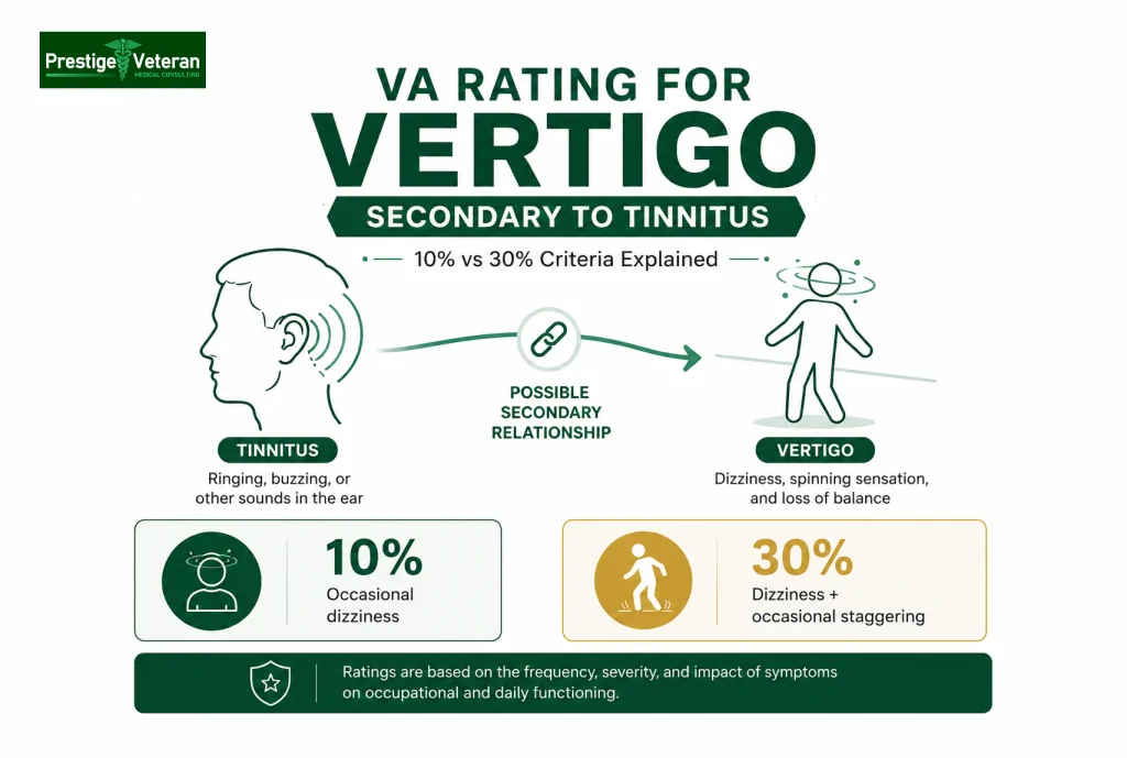VA Secondary Claim for Vertigo Secondary to Tinnitus